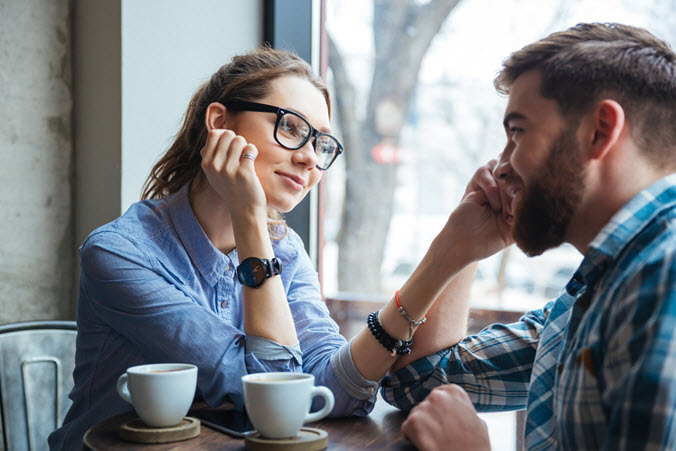 couple having coffee